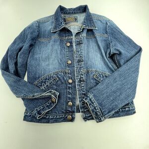 Marithe Francois Girbaud Denim Jacket Unisex Kids Size Medium  VTG